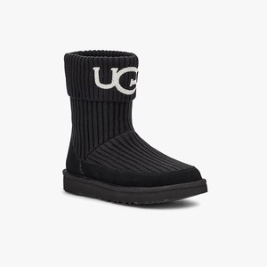 Ugg Classic Knit Klassiska Stövlar Dam Svarta (432970KXN)